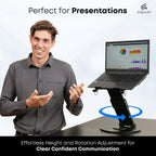 3-in-1 Adjustable Laptop Stand - Horizon Blue