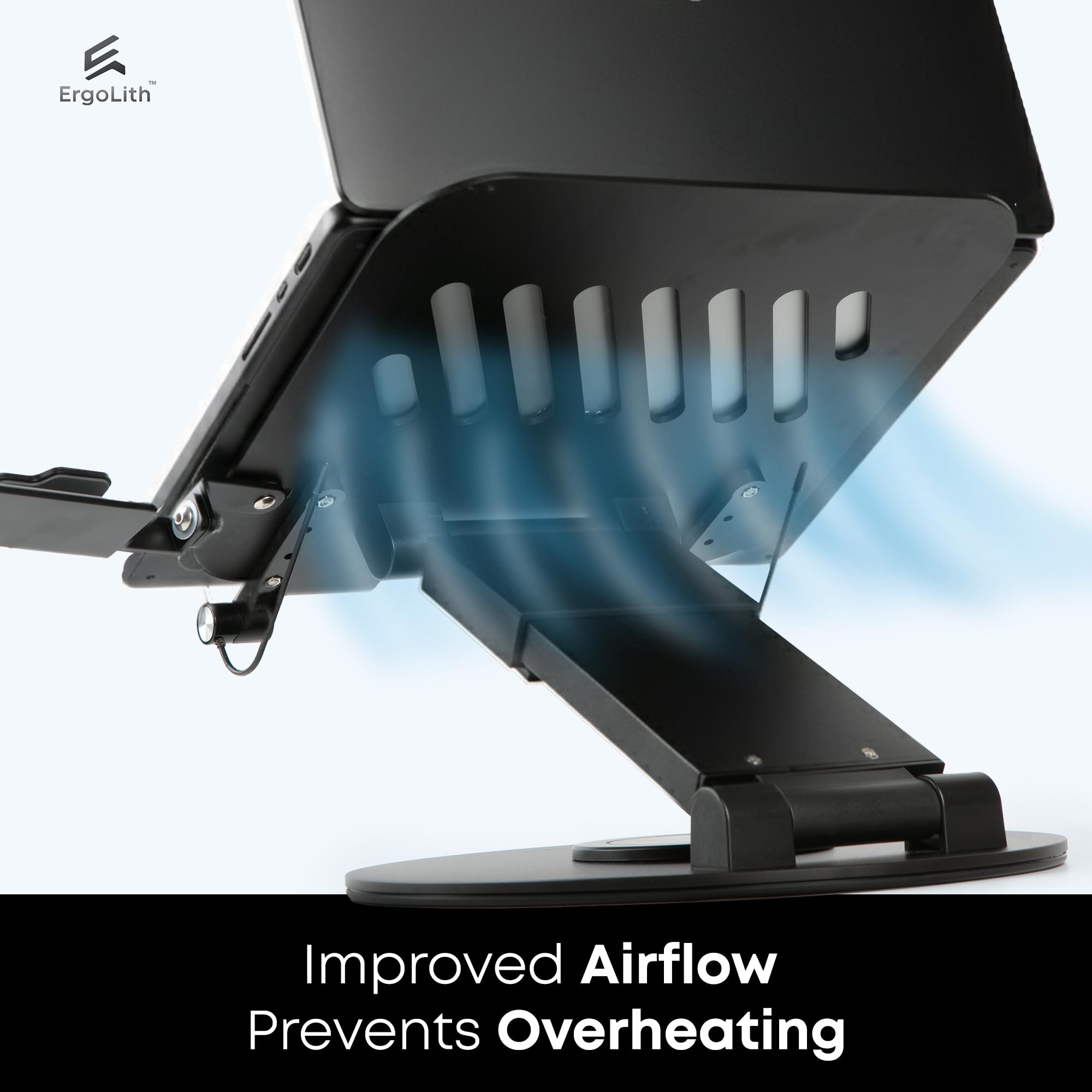 3-in-1 Adjustable Laptop Stand - Space Grey