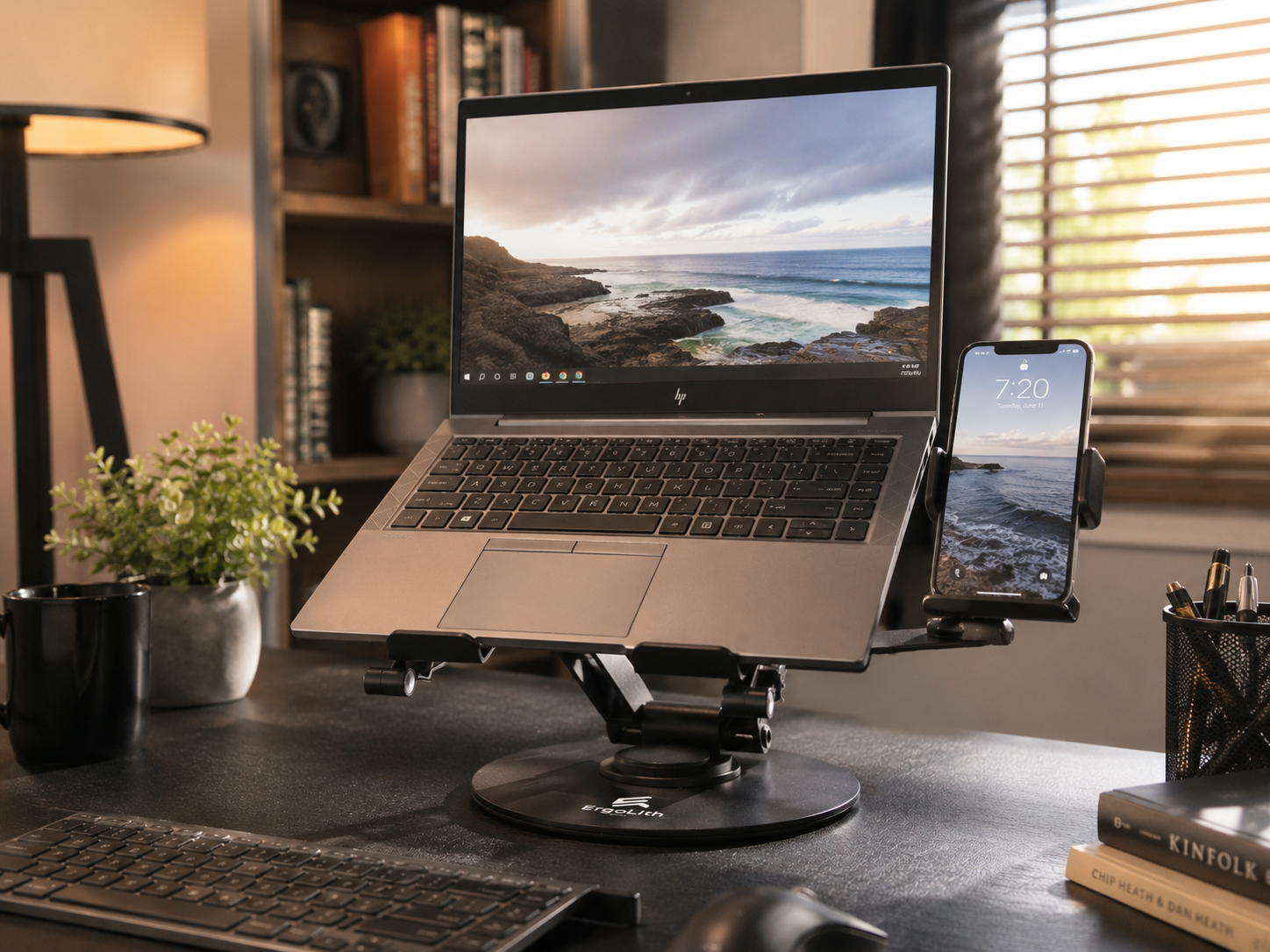 ErgoLith in a home office